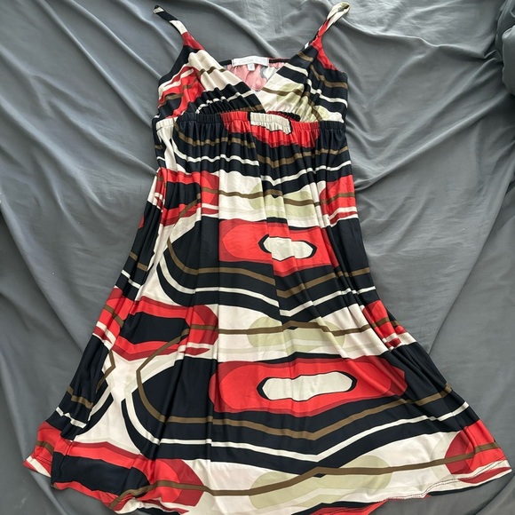 Y2K Charlotte Russe Abstract Mini Dress - Picture 1 of 4